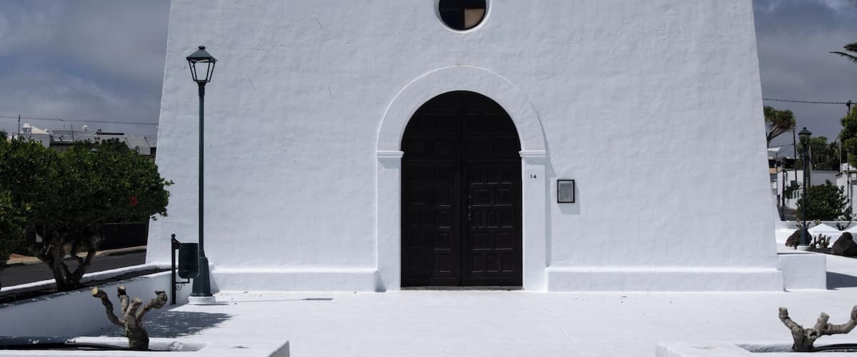 Uga Church in Lanzarote.