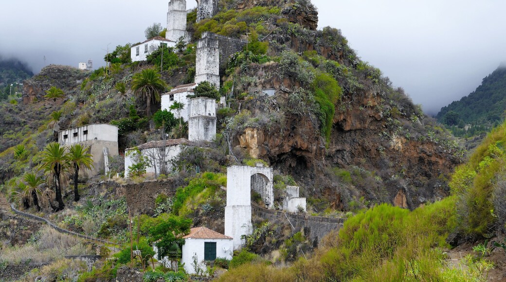 Wassermühlen in den Bergen hinter Santa Cruz de la Palma aus dem 19.Jhdt.