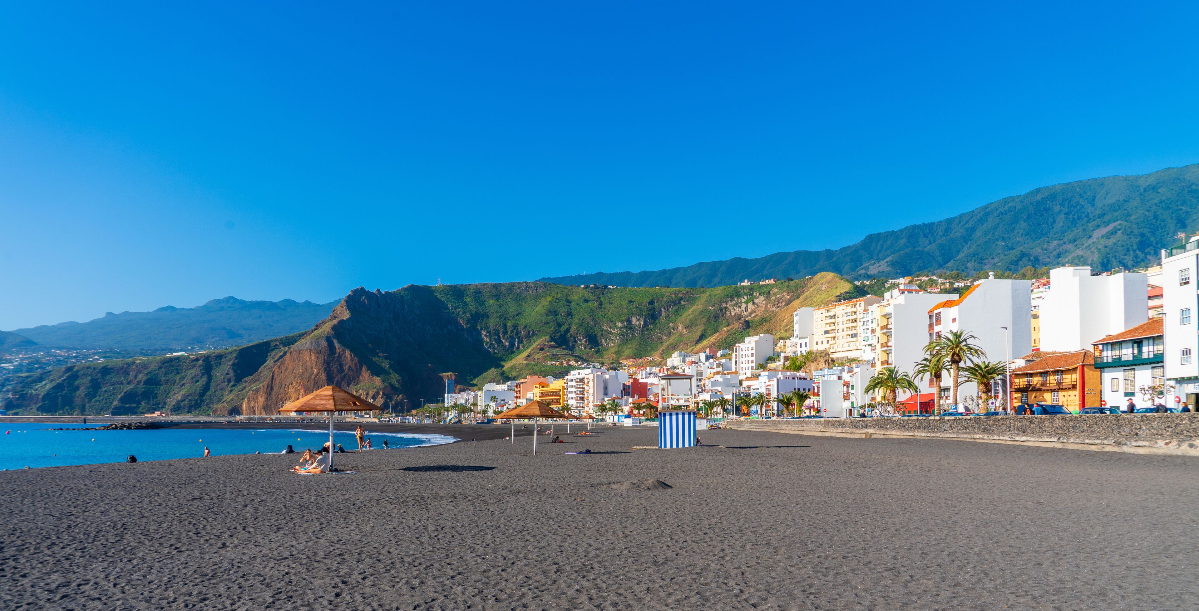 Beautiful coastline on La Palma island, Spain, in spring