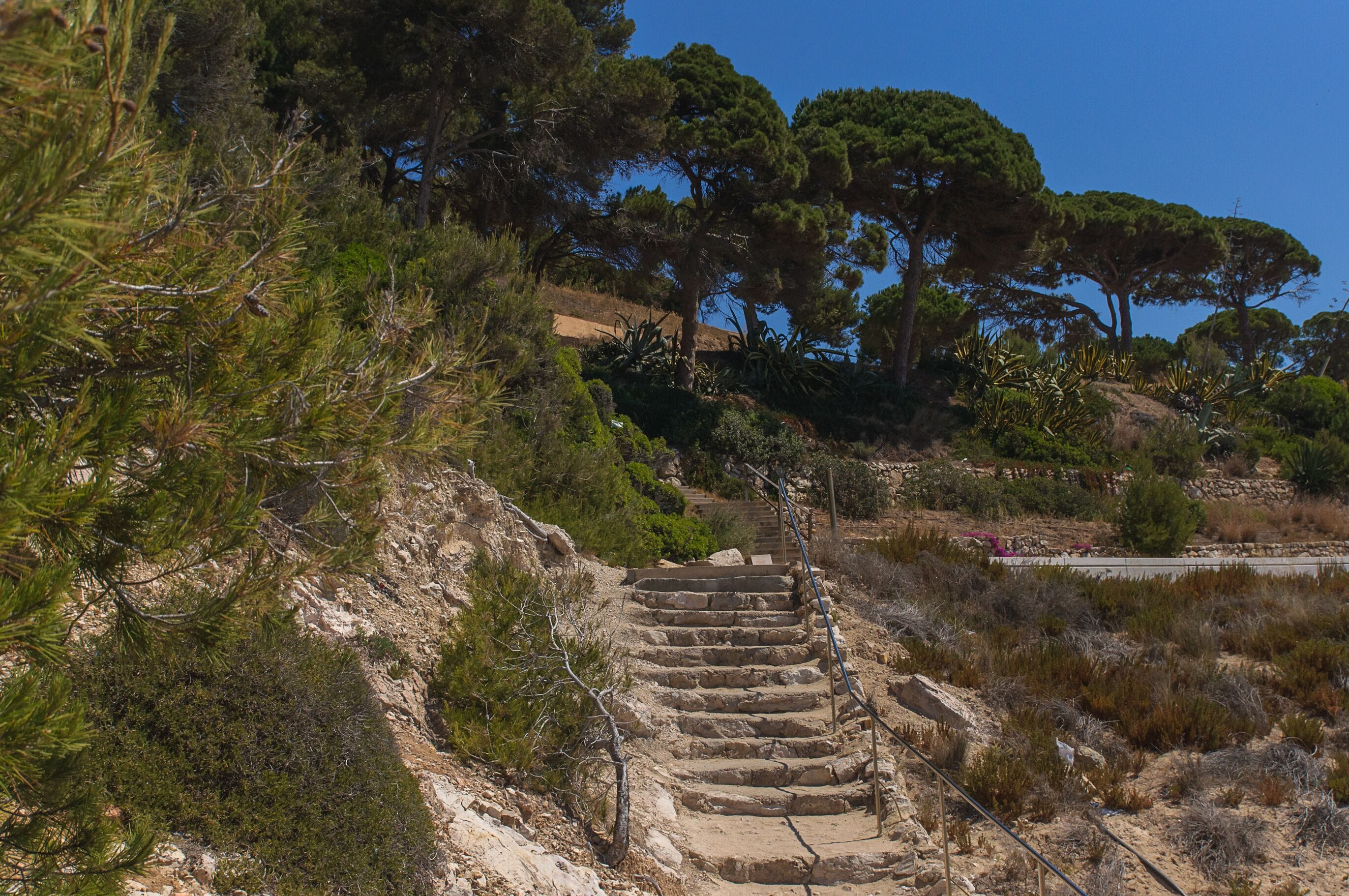 Salou beach at the morning in Salou Tarragona Spain Catalonia.