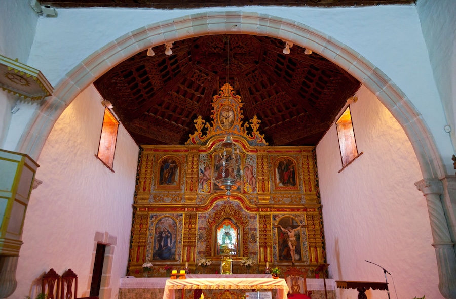 Virgen de la Peña. Patrona majorera. Pueblo Vega del Río Palmas. Isla Fuerteventura. Pronvincia Las Palmas. Islas Canarias. España