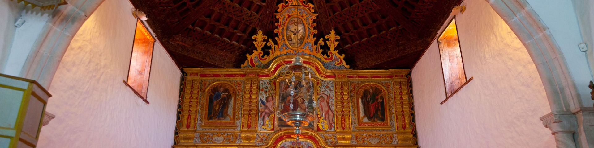 Virgen de la Peña. Patrona majorera. Pueblo Vega del Río Palmas. Isla Fuerteventura. Pronvincia Las Palmas. Islas Canarias. España