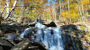 Upper Shamokin Falls in the Blue Ridge Mountains, Virginia - Wintergreen Resort, Nellysford