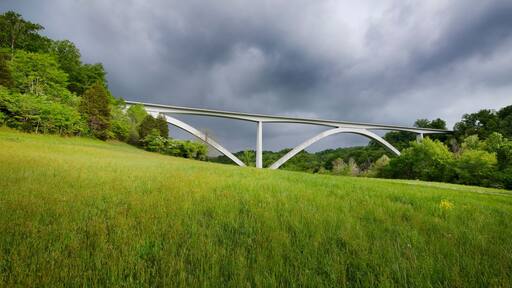 Double Arch Bridge, Natchez Trace Parkway, Tennessee and Mississippi, USA