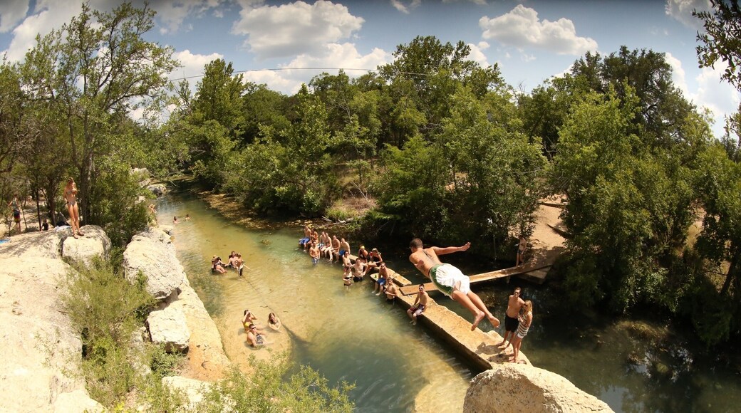 #hiking.. i love hiking being out doors following a trail or just making my own fresh air and the out doors is amazing. i hike every chance i can close to home or travel to find new locations, I'm from akron Ohio but i love to travel this photo was from...TX water how is great for jumping