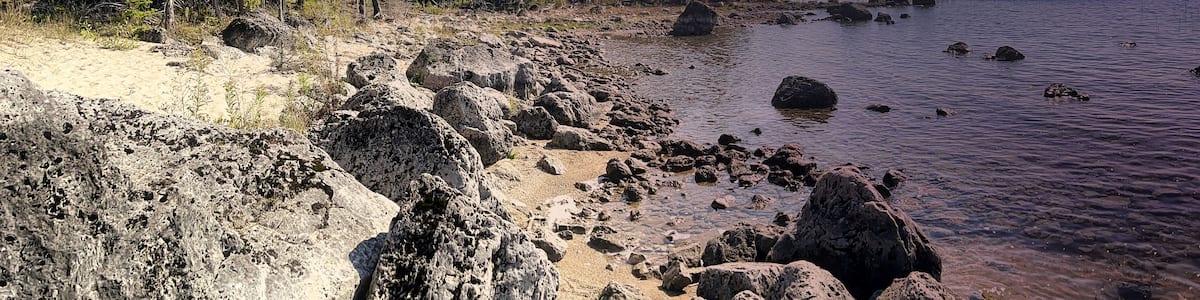 Narnia Trail in Cedarville, Michigan, at sunset