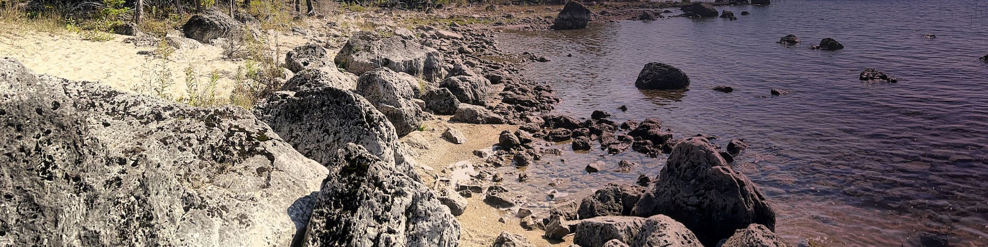 Narnia Trail in Cedarville, Michigan, at sunset