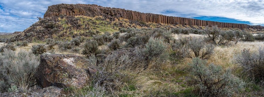 Drumheller Channel Basalt Columns in Washington State