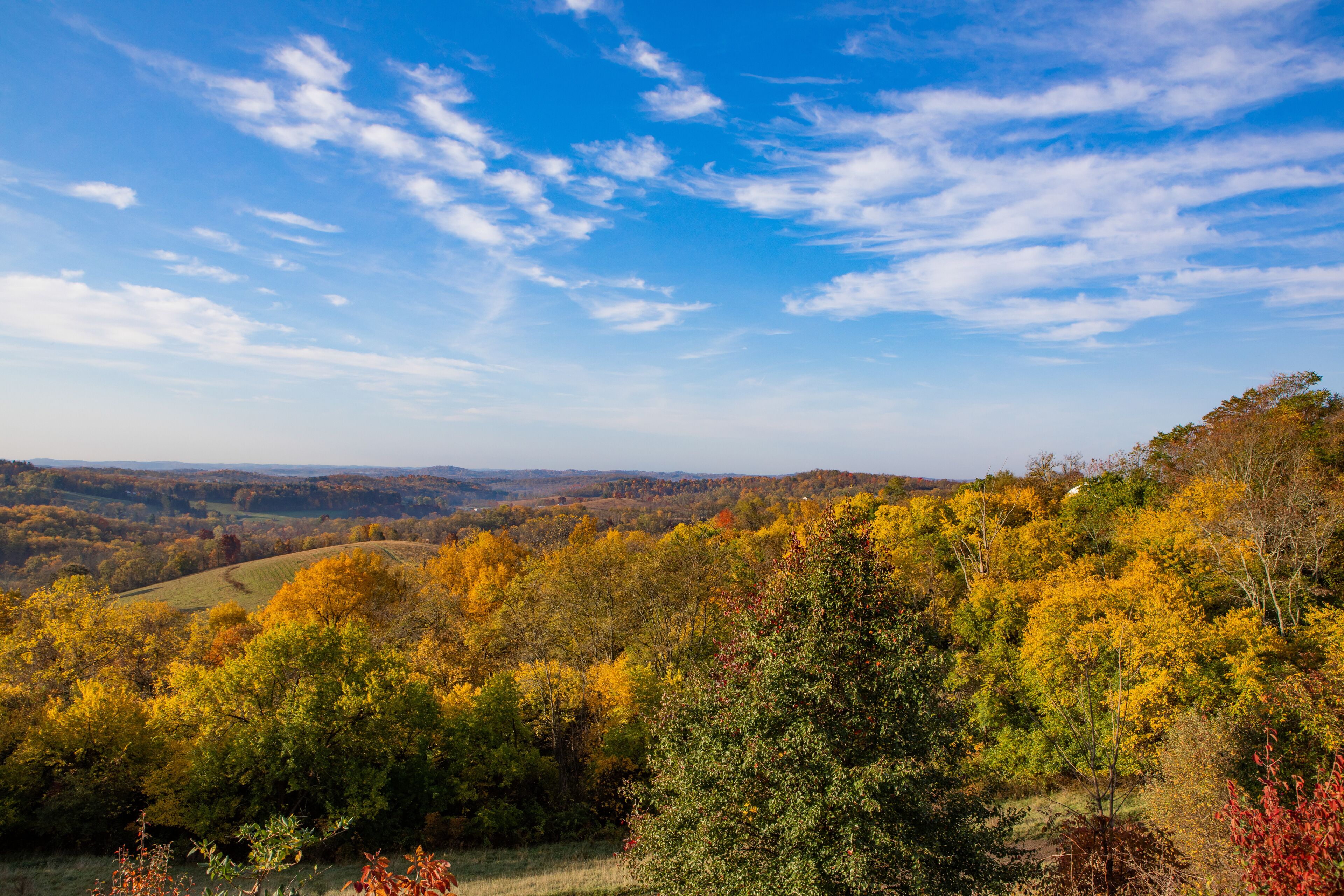 Pennsylvania rural landscape during fall