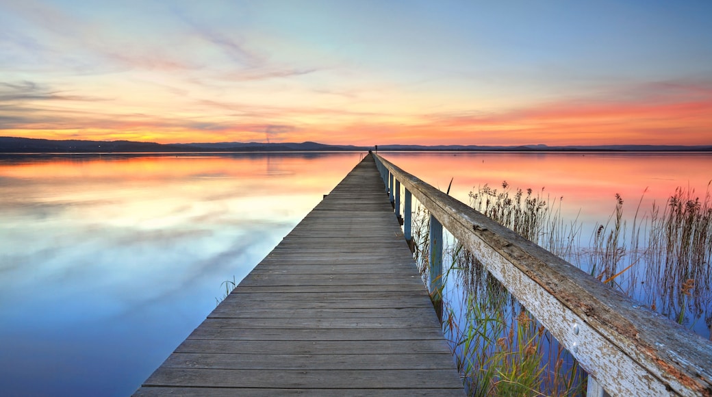 Sunset at Long Jetty Tuggerah Lake NSW Australia