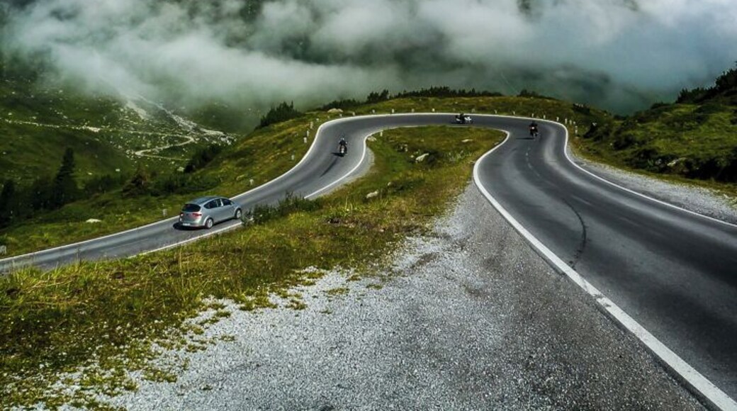 The Silvretta-Hochalpenstraße (Silvretta High Alpine Road) is one of the most beautiful panoramic roads in the Austrian Alps. It’s 22.3 km long and connects the provinces of Tyrol and Vorarlberg in western Austria.
More about this beautiful road: http://bit.ly/1Q2nTTK