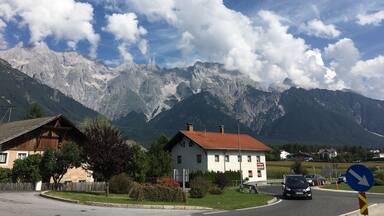 Sept 16 travelling through the Austrian Alps on way to Lake Garda