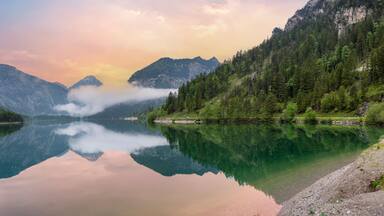 Plansee, lake in the Austrian Alps