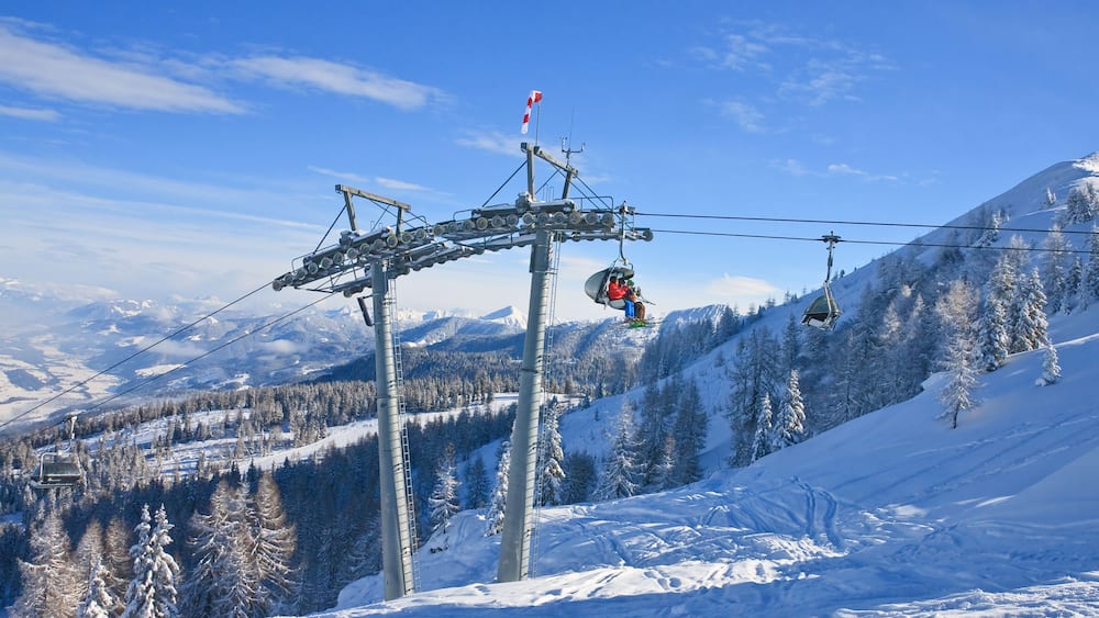 Ski resort Schladming . Austria