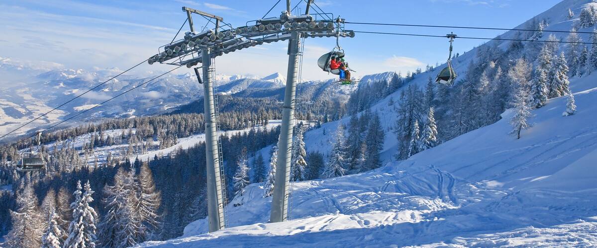 Ski resort Schladming . Austria