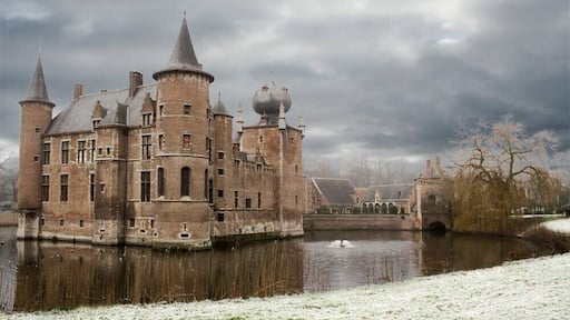 Castle Cleydael in the winter
