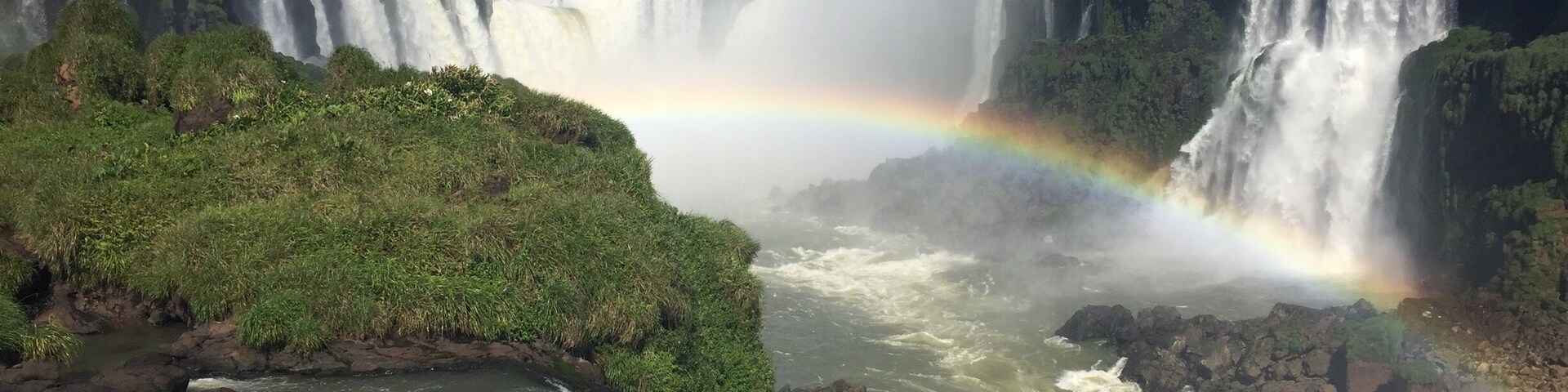 Iguazu falls from the Brazilian side