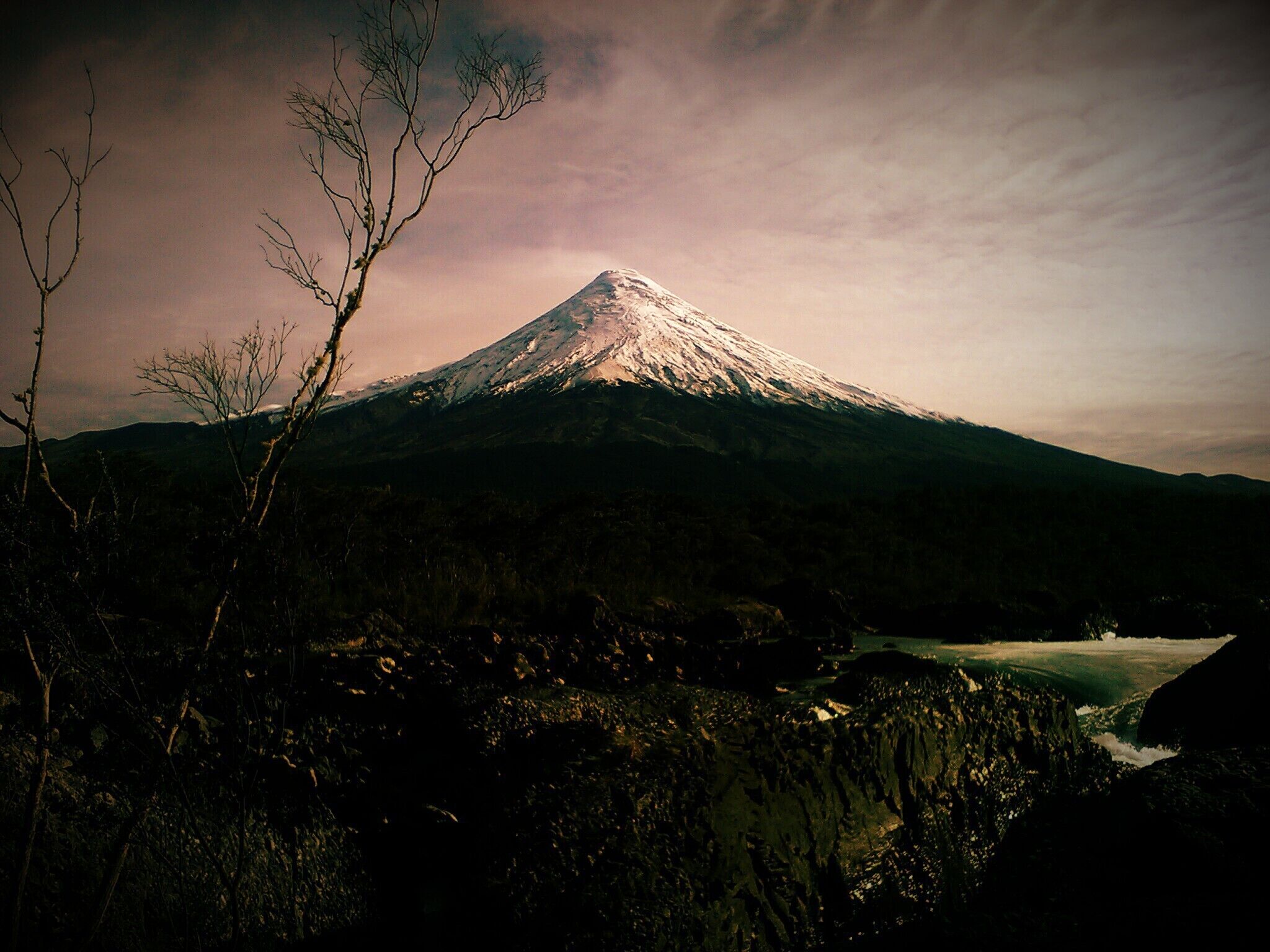Saltos de petrohue, rapids, are a good day trip from Puerto Varas. Take one of the local buses, which will drop you off right at the entrance
