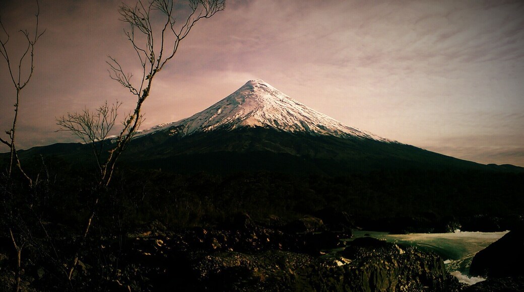 Saltos de petrohue, rapids, are a good day trip from Puerto Varas. Take one of the local buses, which will drop you off right at the entrance