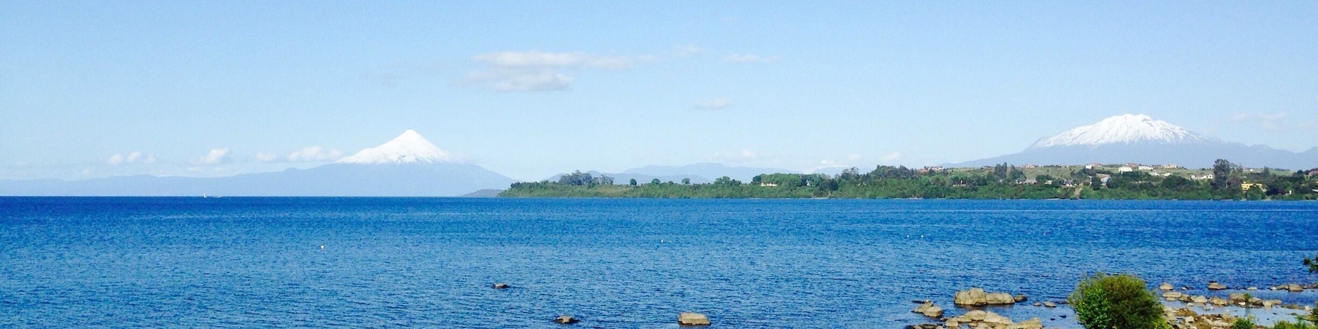 Near Puerto Varas city center, view over the lake