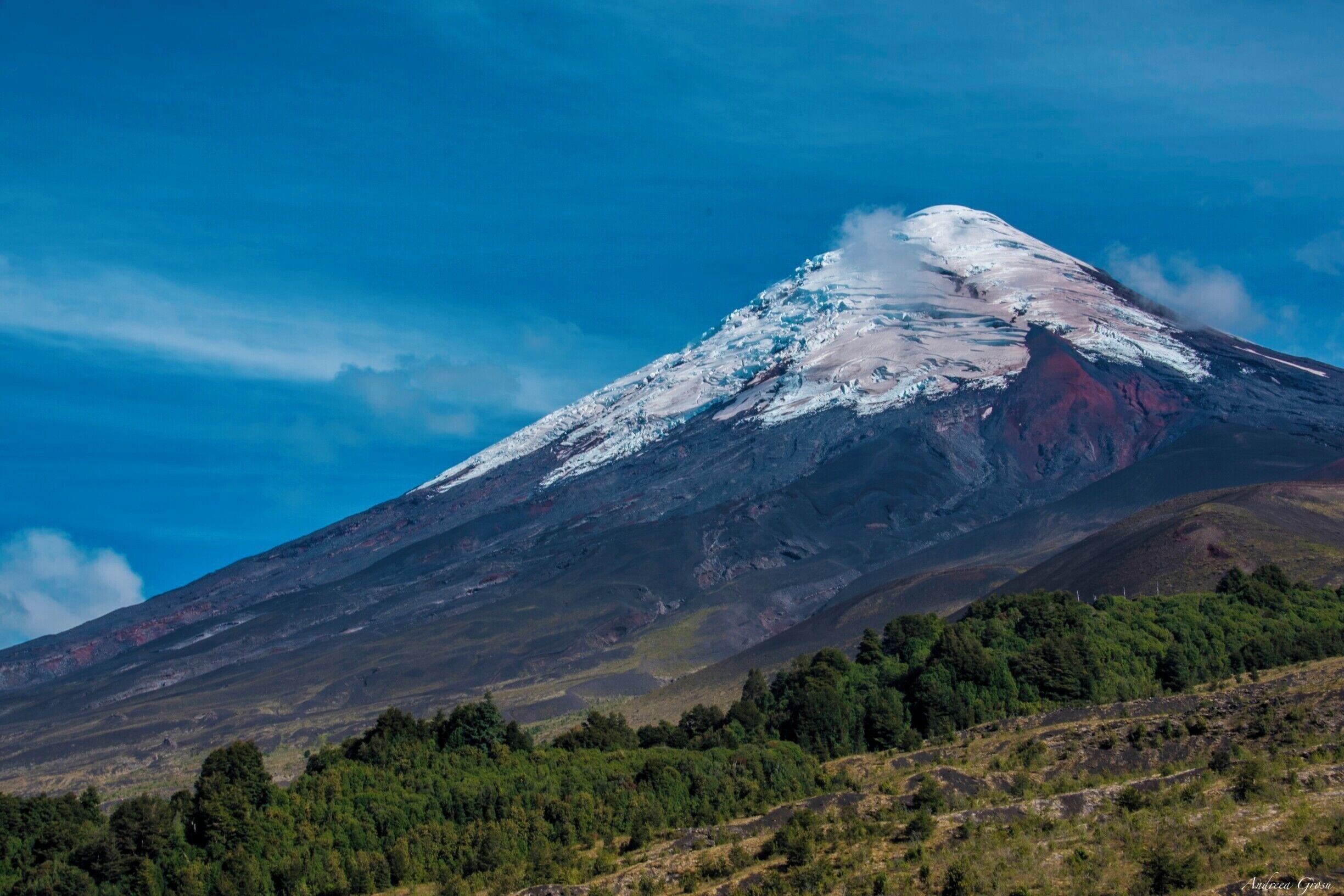 Osorno volcano as seen from the #NationalPark Vincente Perez Rosalez. First sunny day after many rainy cloudy days, it was worth waiting.