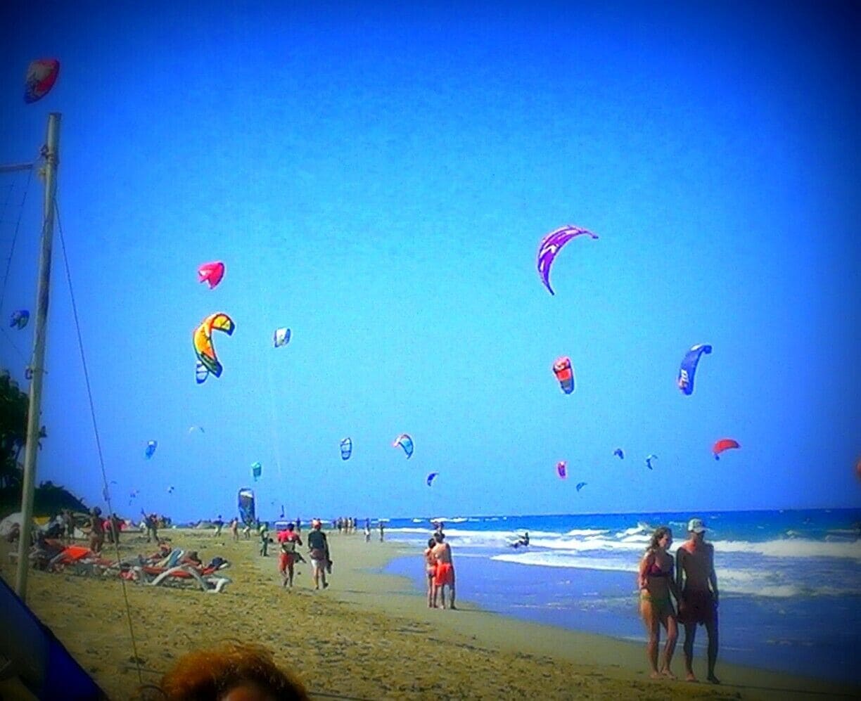 Kites were very popular here!