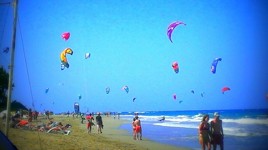 Kites were very popular here!