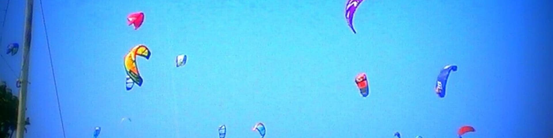 Kites were very popular here!