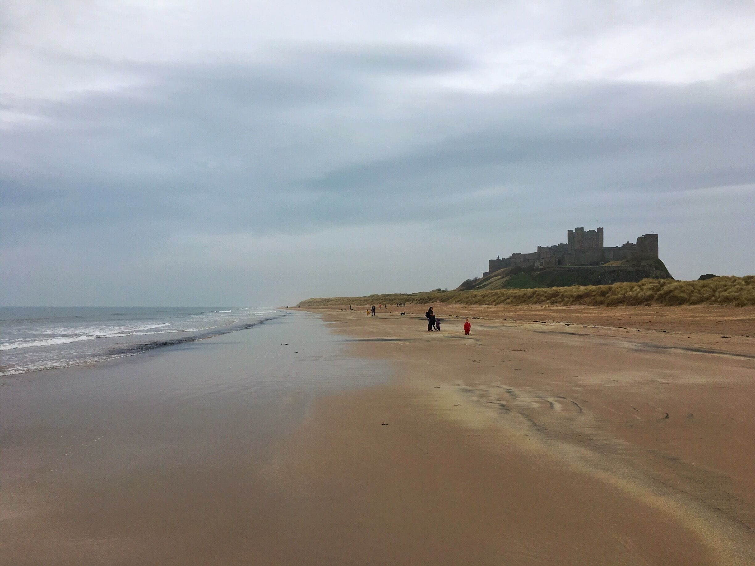 One of the few places you can find isolated beaches with an intact castle on the beach that dates back to the 5th Century