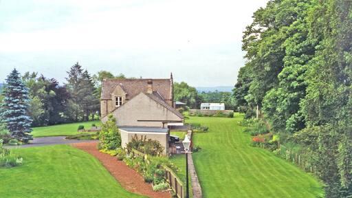 Former station at Humshaugh, 1997. View from the A6320 Low Brunton - Bellingham road, close to its bridge over the River North Tyne at Chollerford, also to the remins of the bridge on the Roman Wall at Chesters milecastle. The station remains, well preserved in private hands, was on the ex-NBR Border Counties line, the view being towards Bellingham, Reedsmouth and Riccarton Junction. The station closed to passengers 11/10/56, when the Newcastle - Hexham - Riccarton Junction service ceased, but goods continued until 1/9/58 (11/11/63 between Bellingham and Reedsmouth).