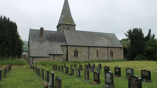 St. Thomas Church Penybontfawr, Powys, Wales. Built 1855. Grade II listed building.