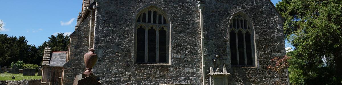 Parish church of St Michael the Archangel, Llanyblodwel, Shropshire, England, seen from the east