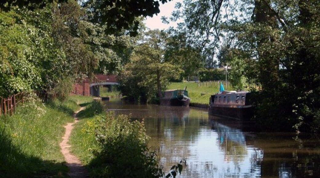 Approaching the bridge at St. Martins Moor.