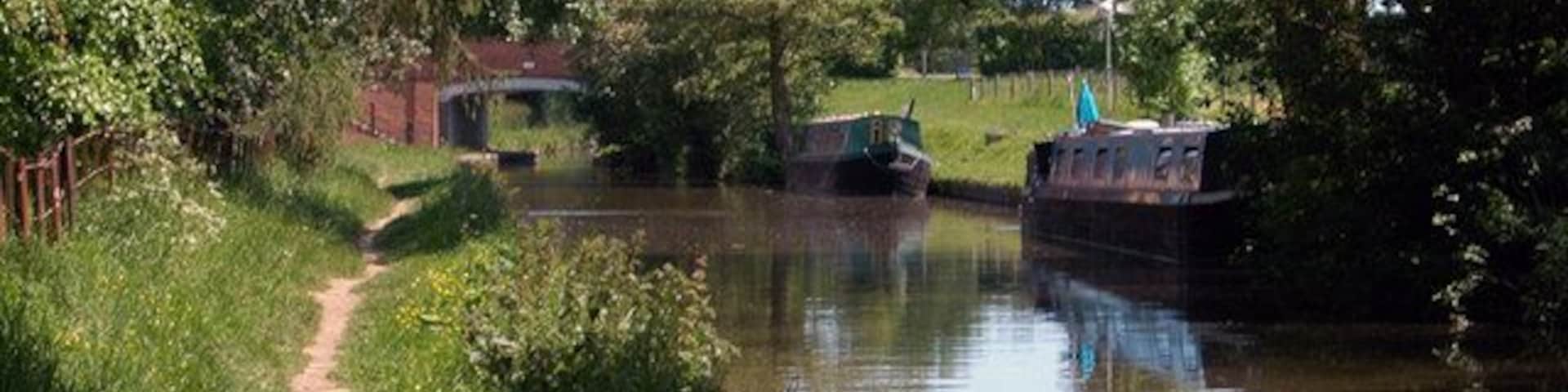 Approaching the bridge at St. Martins Moor.