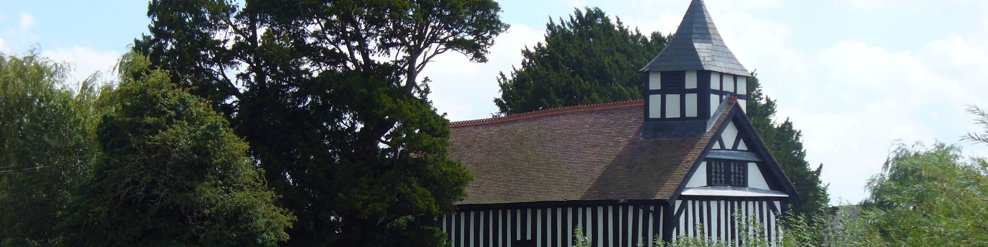 Melverley Church Melverley Church from the banks of the river Vyrnwy.