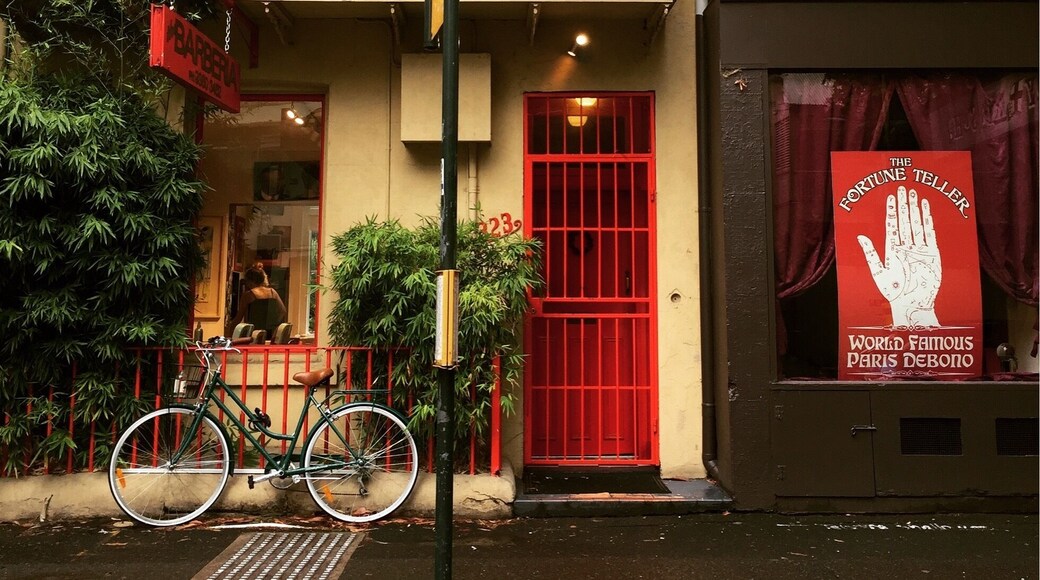 Terrace houses that you see all around Sydney. Most of them have very distinct and beautiful balconies.