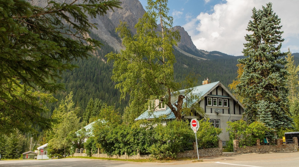 Field featuring a small town or village and a house