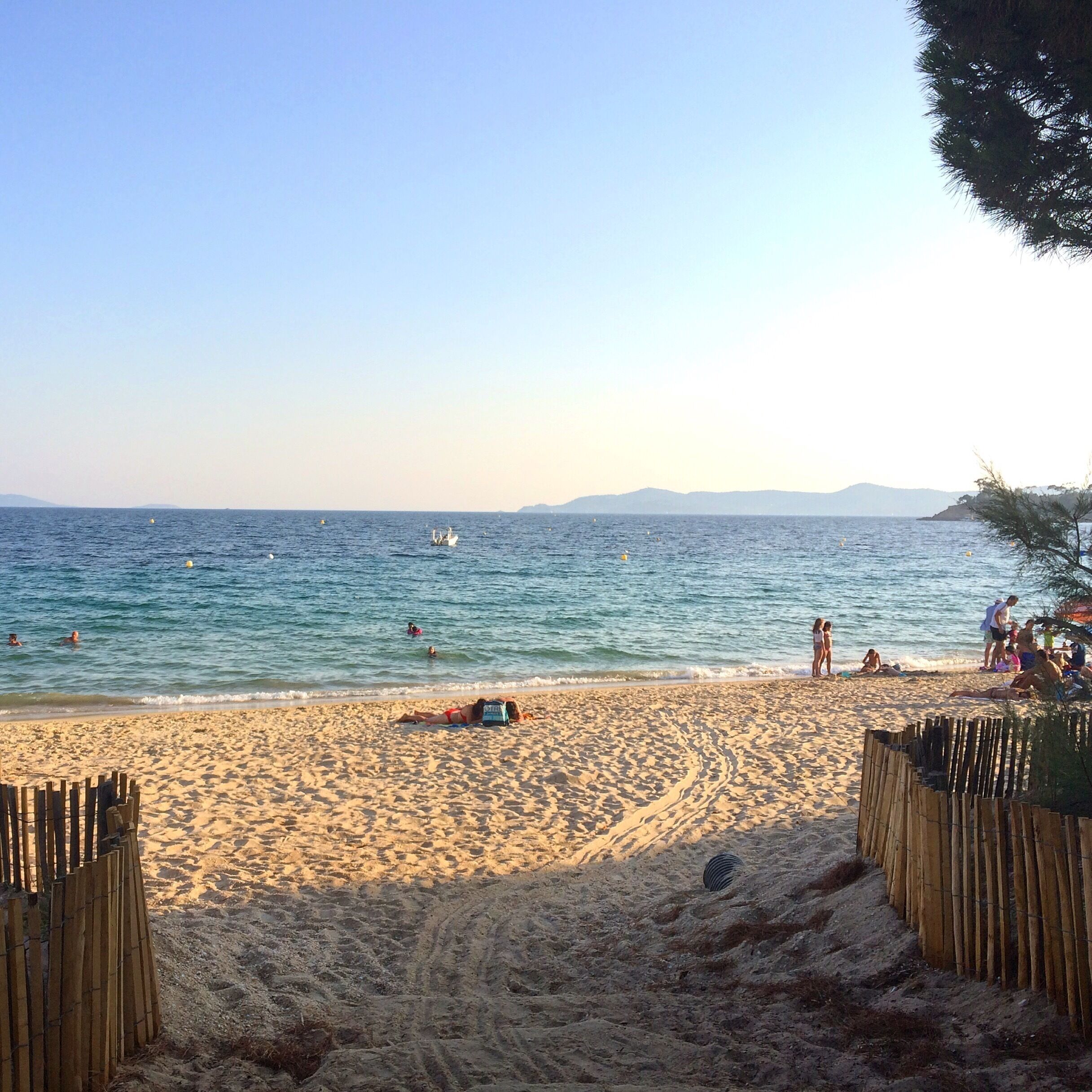 A nice spot at Le Plage de Cavaliere, just to unwind. 