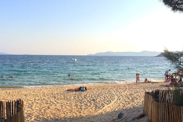 A nice spot at Le Plage de Cavaliere, just to unwind.