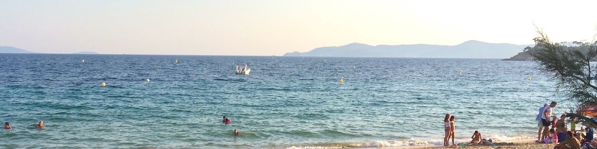 A nice spot at Le Plage de Cavaliere, just to unwind.