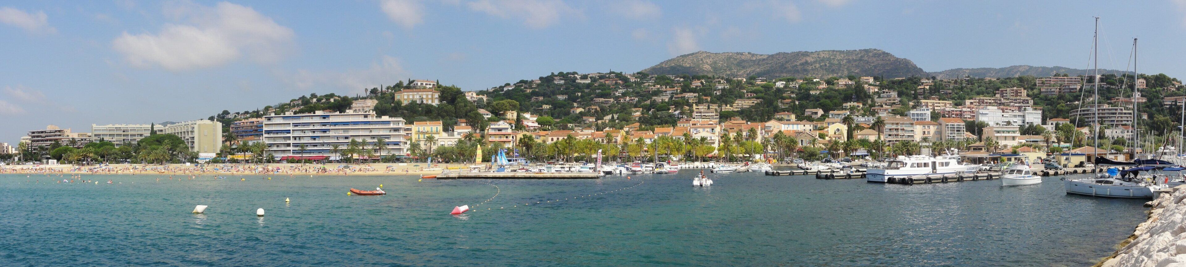 Vue panoramique du Lavandou (août 2010)