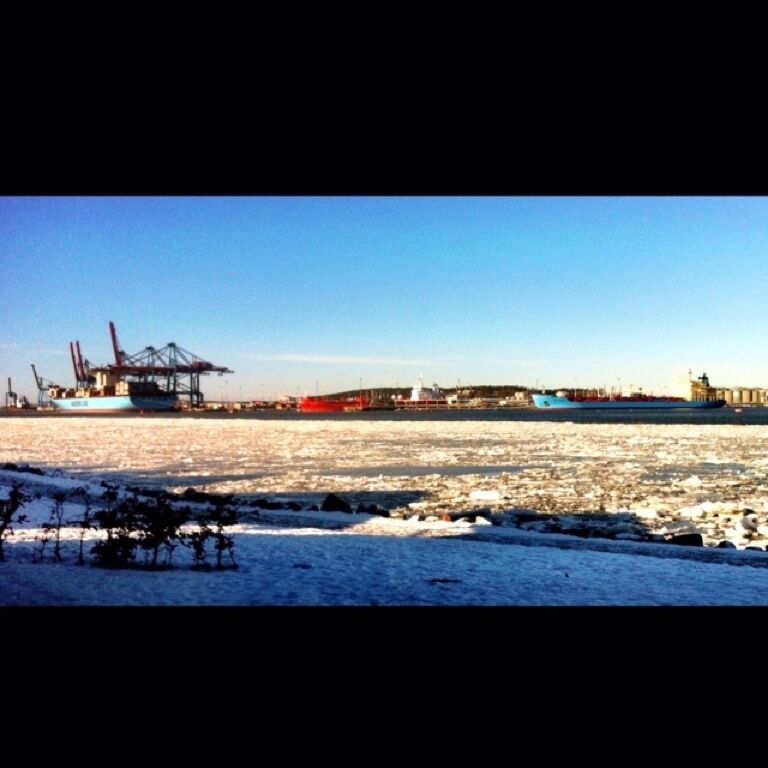 Nice place for a walk and great view over Gothenburg harbor