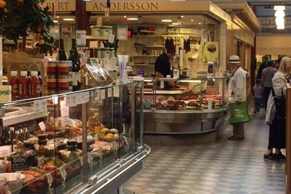 Excellent produce and food stalls