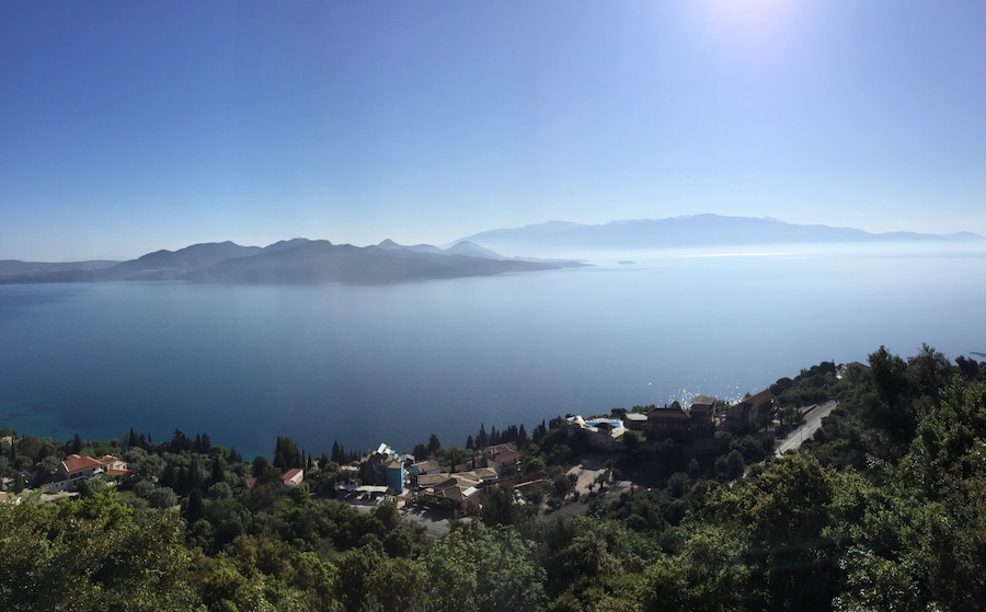 Spent a lovely week at this villa last year. It's on the Greek island of Leftkada part of the Ionian islands. Such a beautiful island and my first visit to Greece.