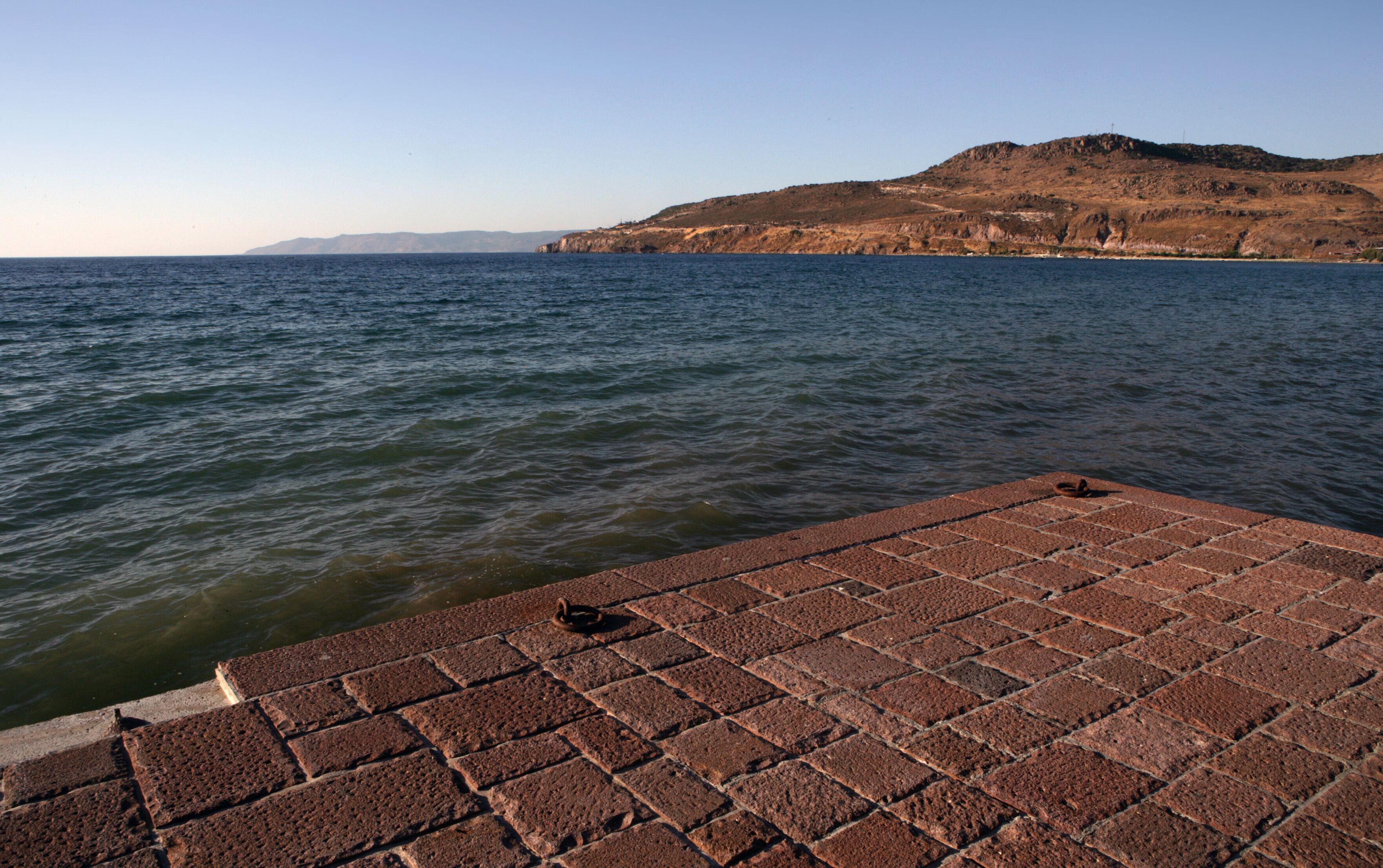 Lesbos Greece Petra coast