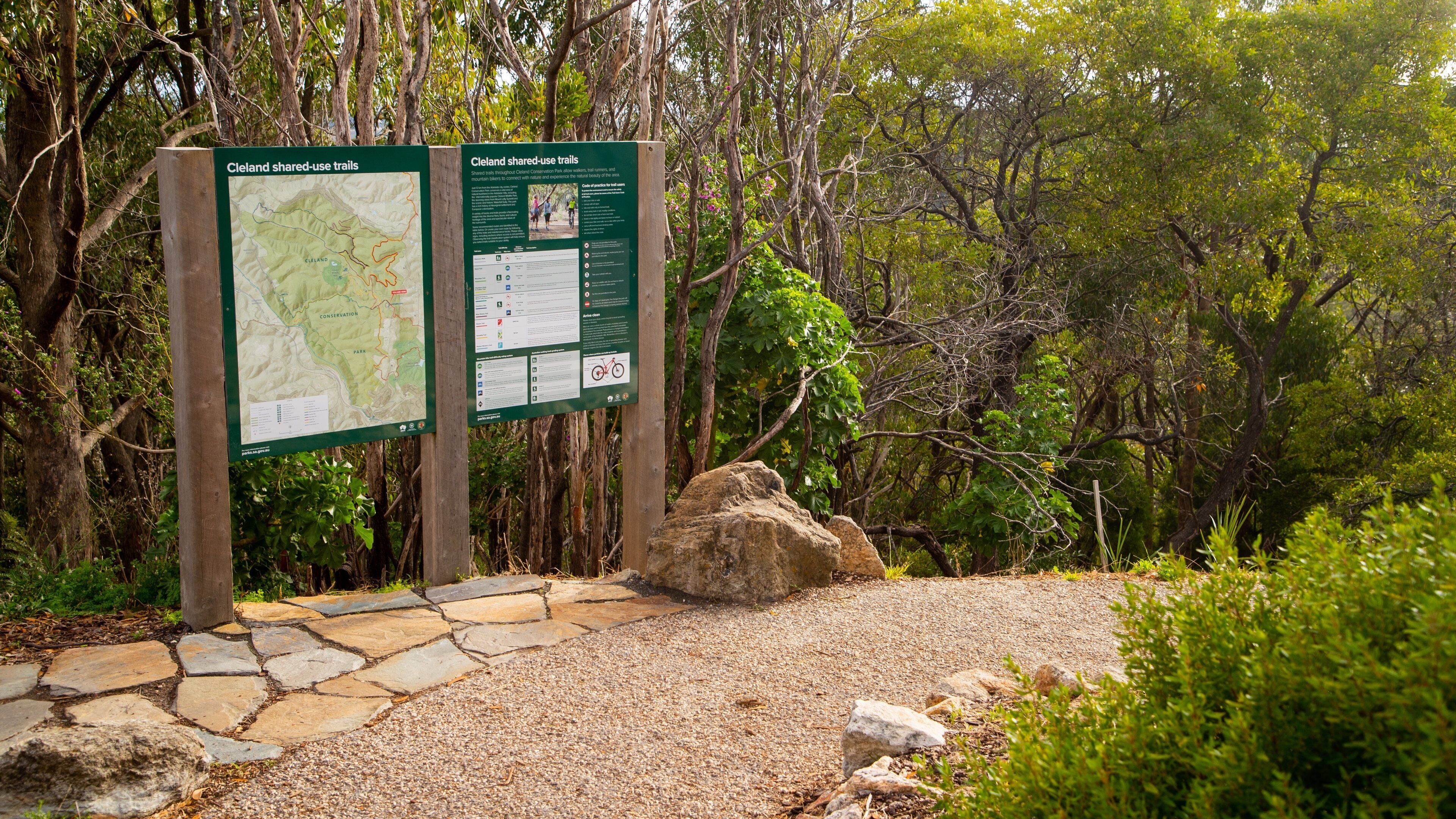 Crafers featuring tranquil scenes and signage