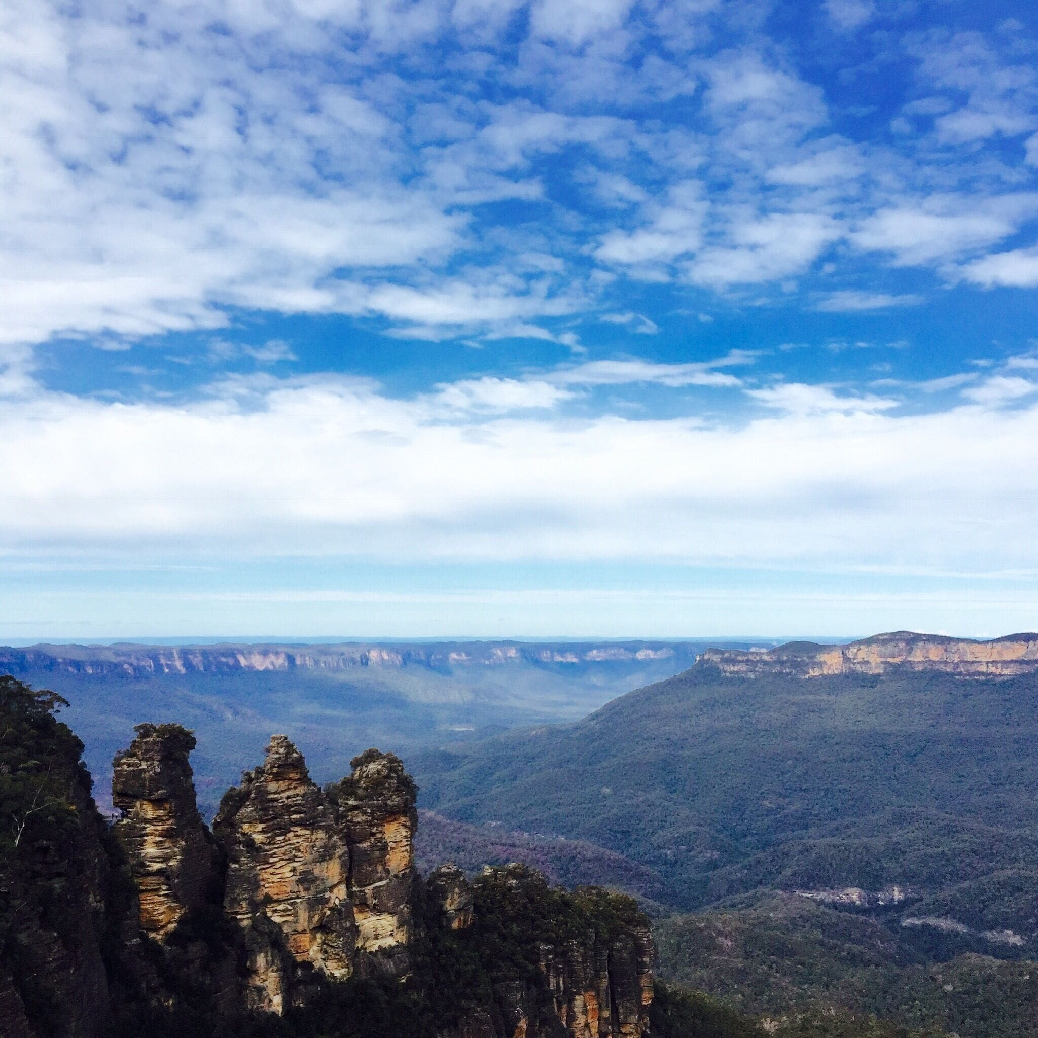 Three sisters hike in the Blue Mountains near Sydney, Australia. #TakeAHike