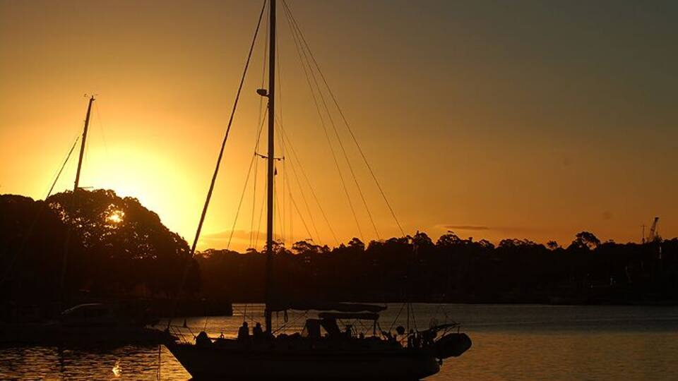Sunset at Lake Mohawk in Sparta