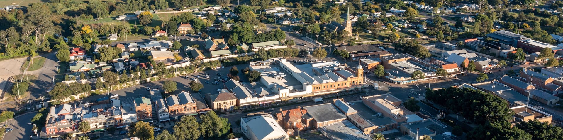 The New South Wales town of Muswellbrook .