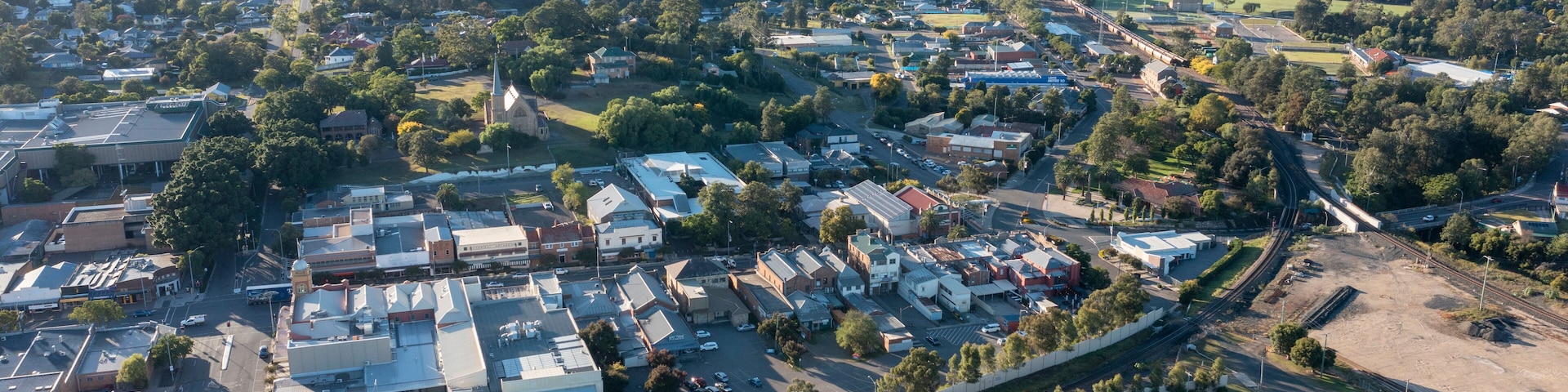 The New South Wales town of Muswellbrook .